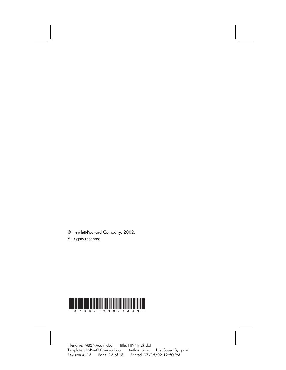 HP Home PC User Manual | Page 18 / 18