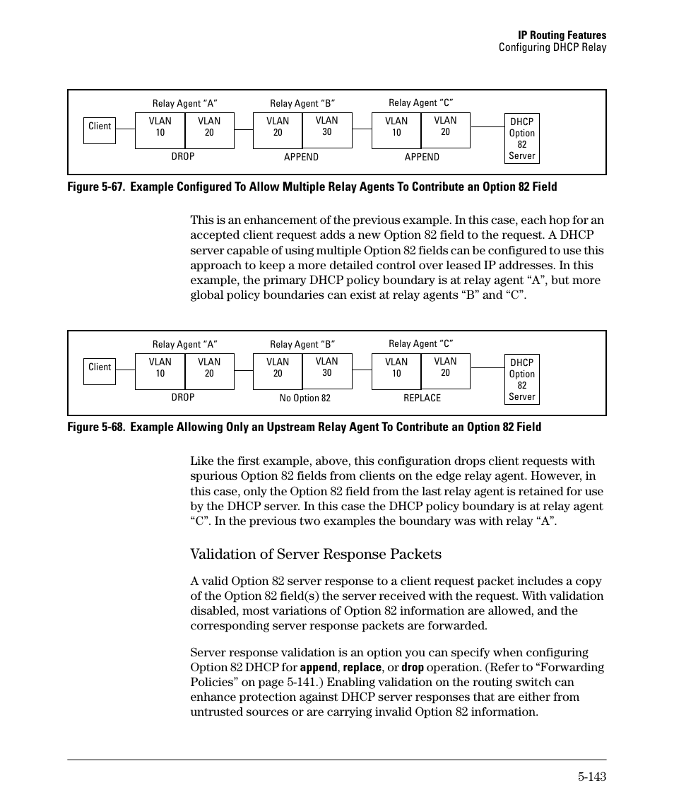 Validation of server response packets -143, Validation of server response packets -144, Validation of server response packets | HP 3500YL User Manual | Page 317 / 394