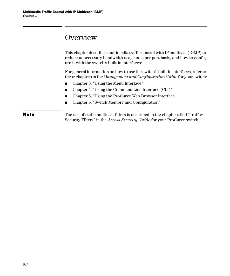 Overview | HP 3500YL User Manual | Page 34 / 394