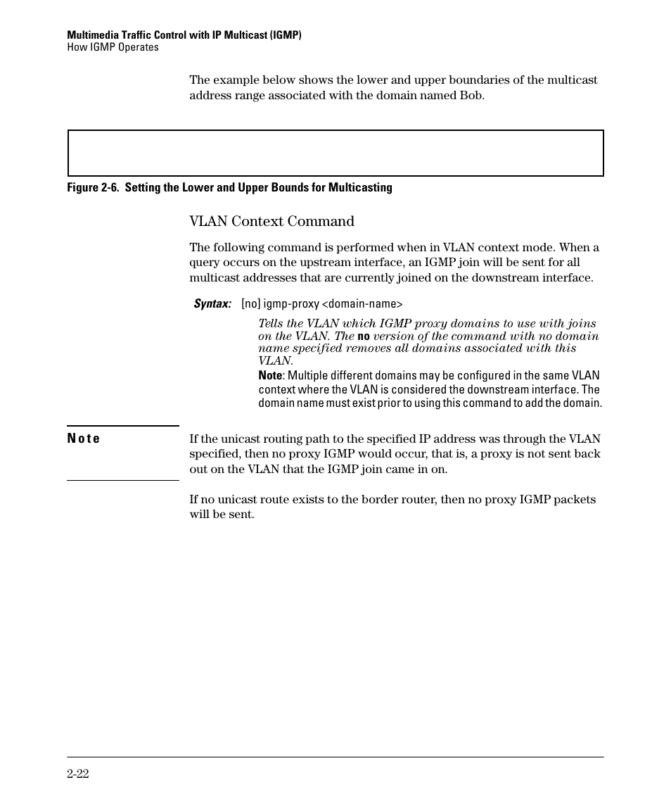 Vlan context command -22, Vlan context command | HP 3500YL User Manual | Page 54 / 394