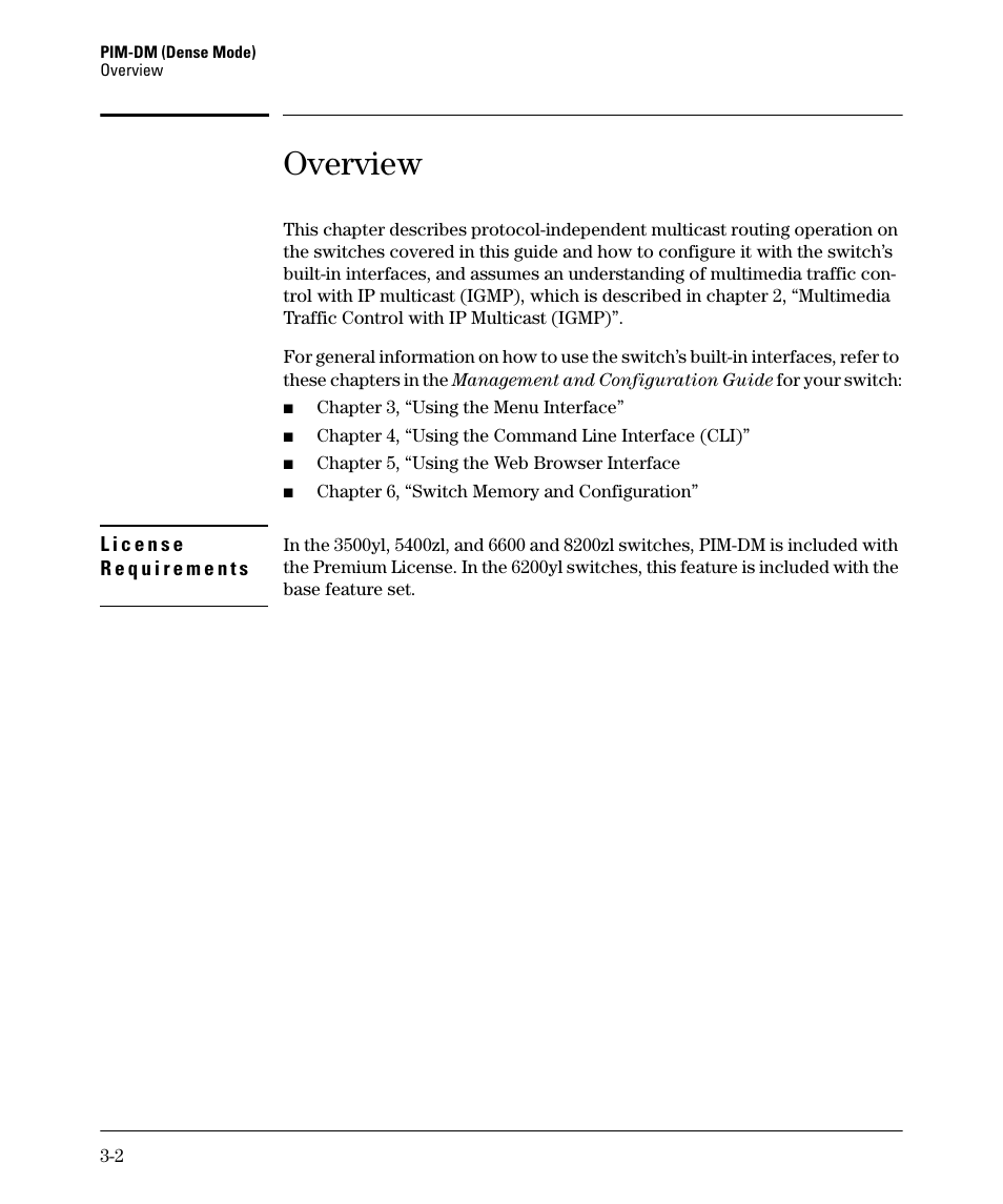 Overview | HP 3500YL User Manual | Page 64 / 394
