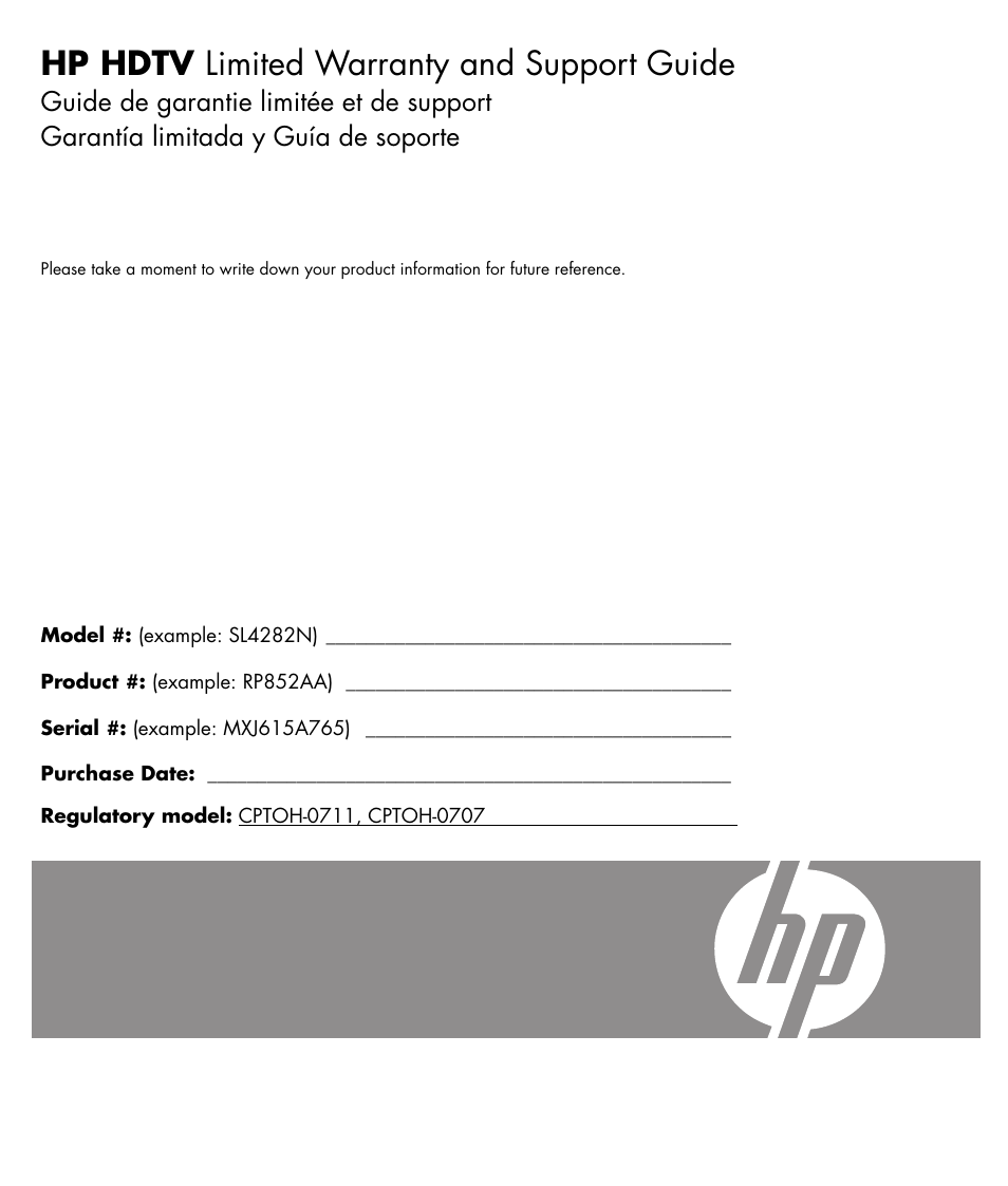 HP MediaSmart SL4782N User Manual | 36 pages