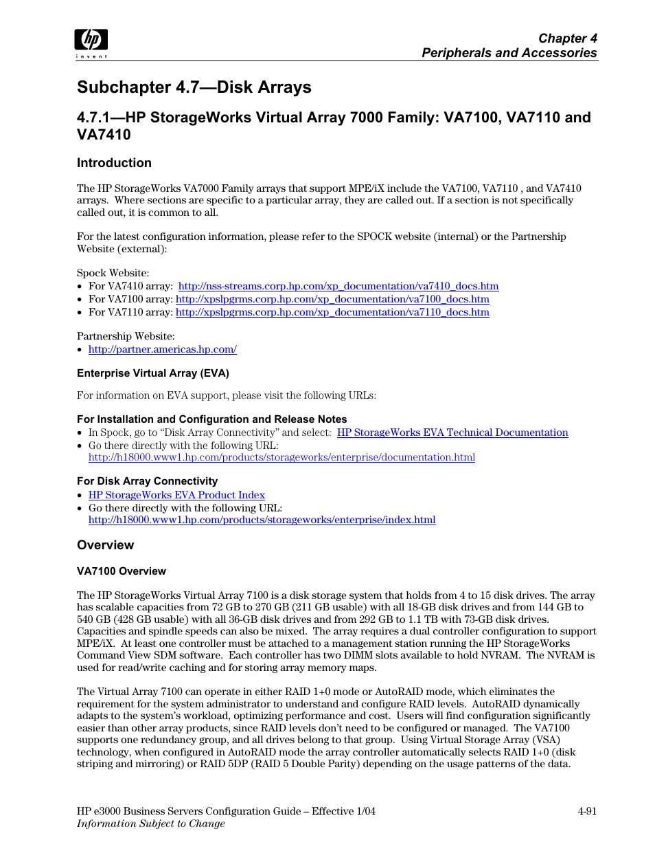 HP VA7410 User Manual | 49 pages