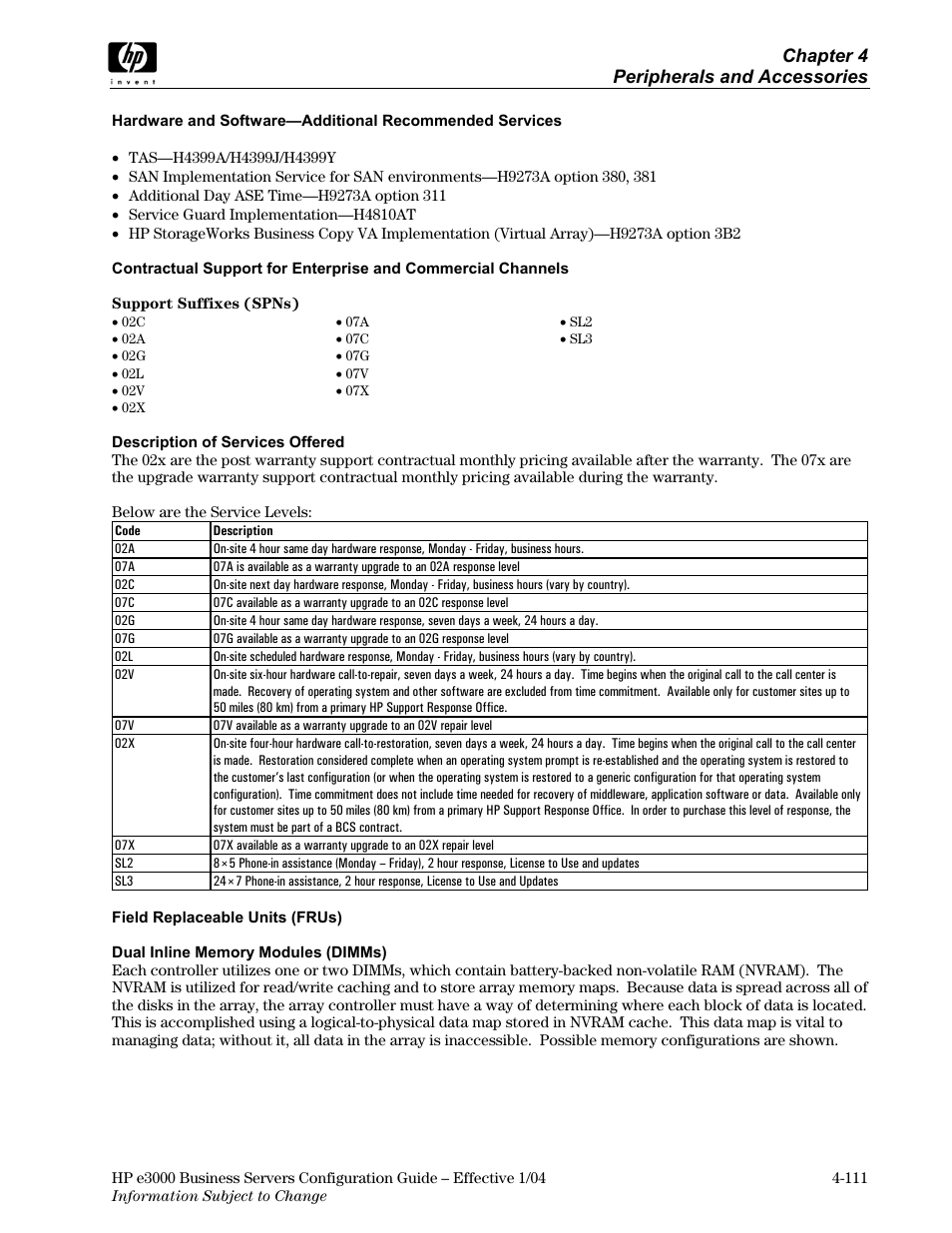 Chapter 4 peripherals and accessories | HP VA7410 User Manual | Page 21 / 49