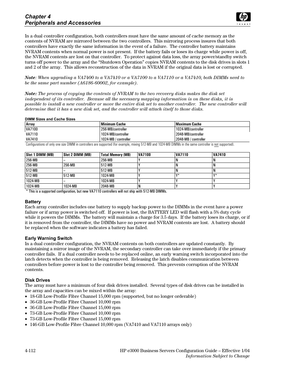 Chapter 4 peripherals and accessories | HP VA7410 User Manual | Page 22 / 49