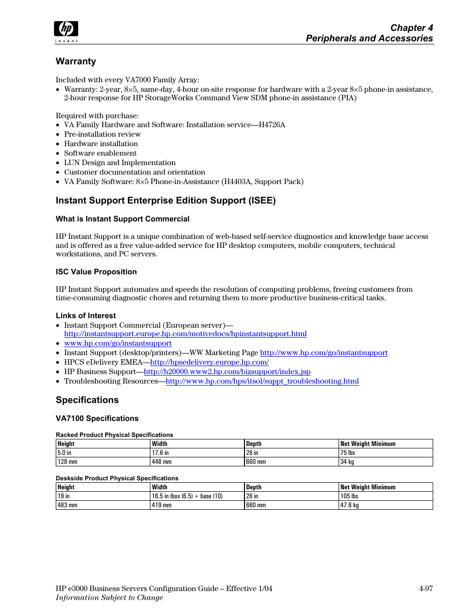 HP VA7410 User Manual | Page 7 / 49