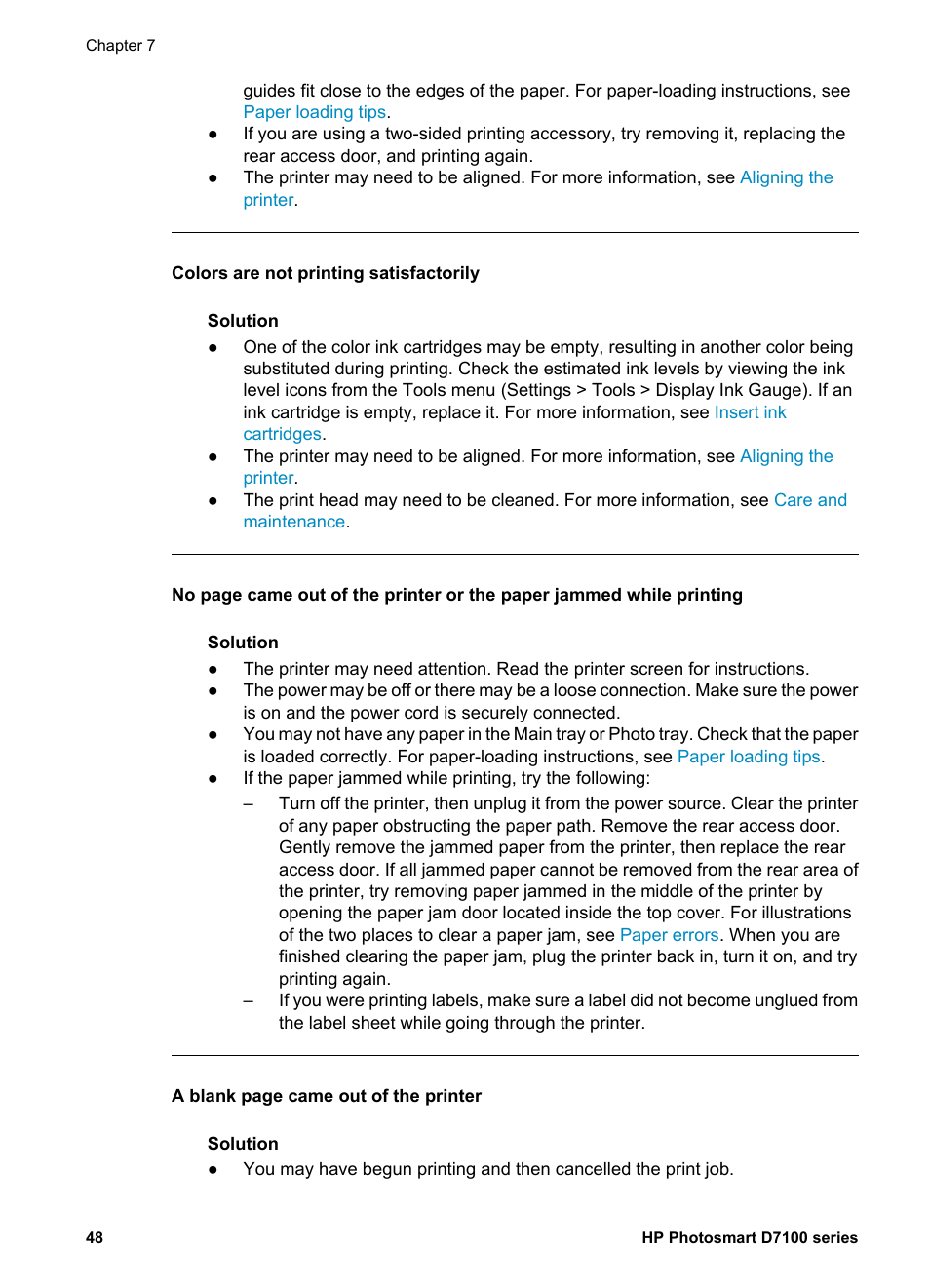 HP D7100 User Manual | Page 118 / 138