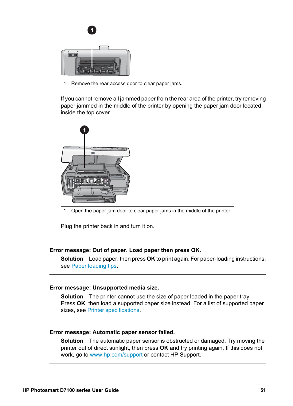 HP D7100 User Manual | Page 121 / 138