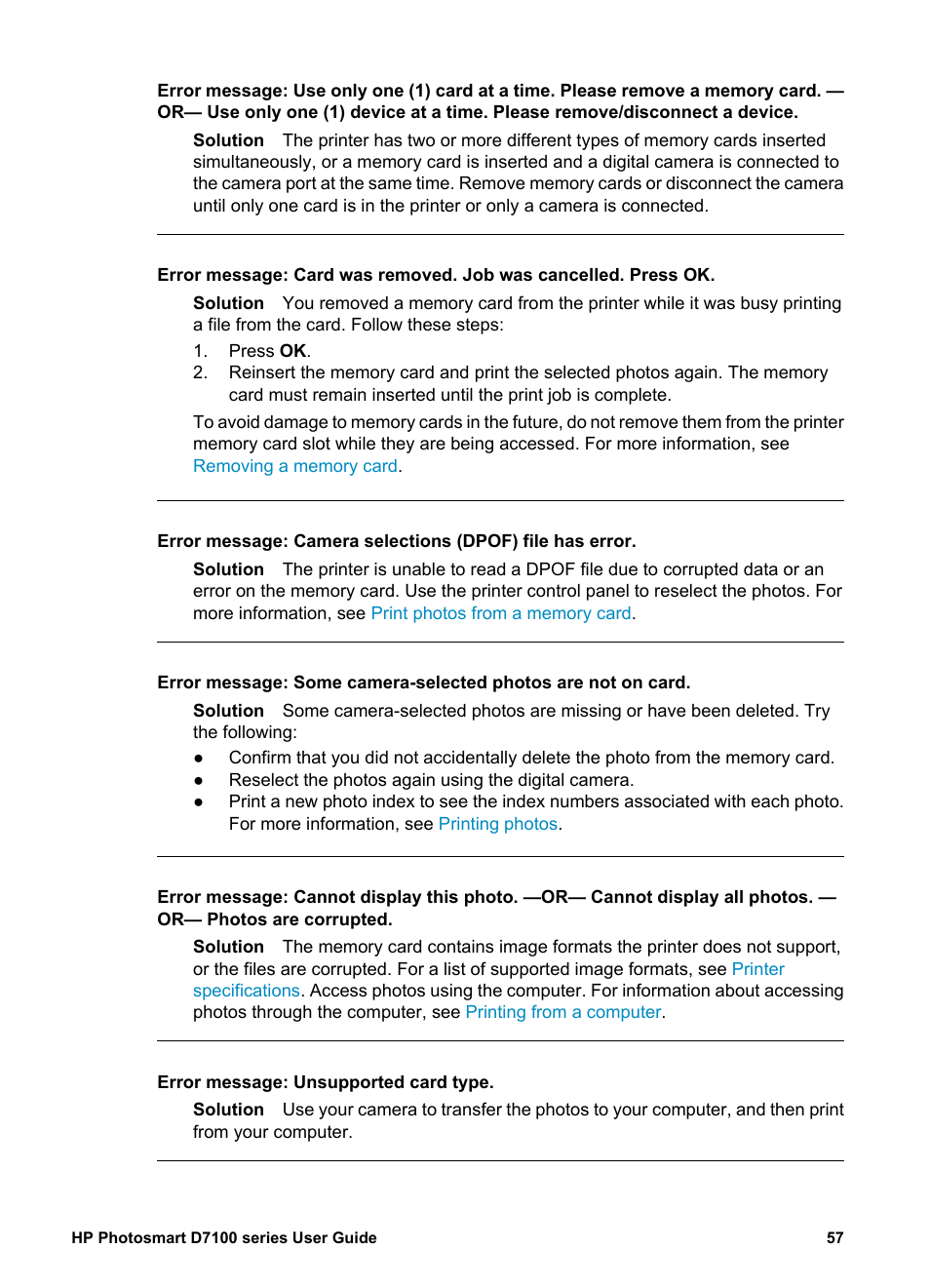 HP D7100 User Manual | Page 127 / 138