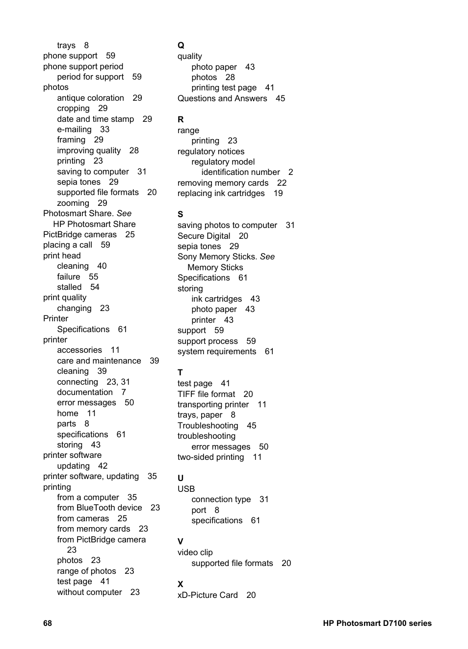 HP D7100 User Manual | Page 138 / 138