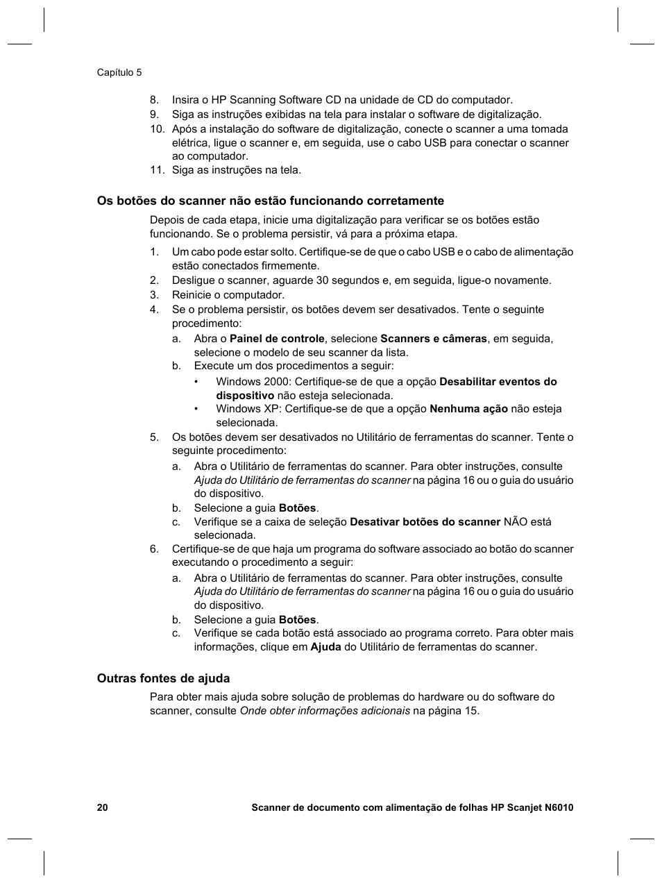 HP Scanjet N6010 User Manual | Page 106 / 116