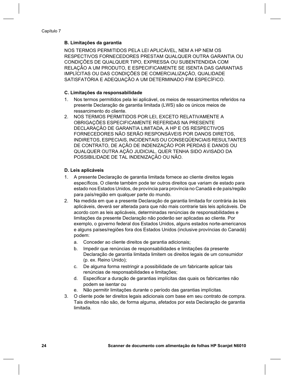 HP Scanjet N6010 User Manual | Page 110 / 116