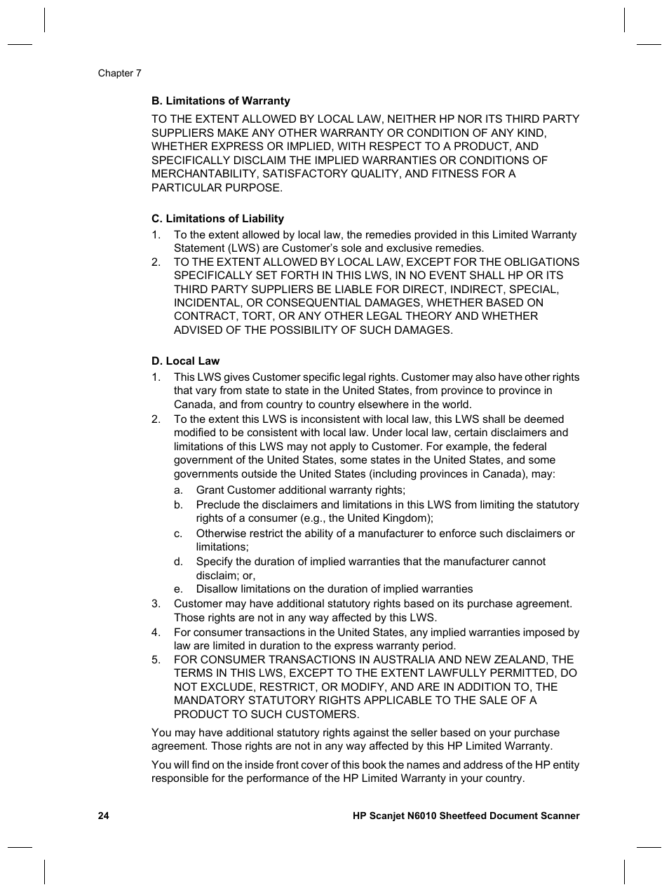 HP Scanjet N6010 User Manual | Page 26 / 116