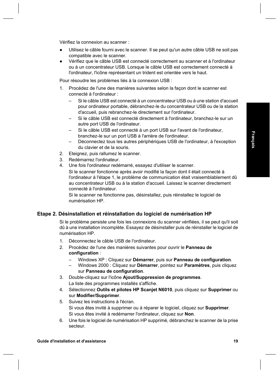 HP Scanjet N6010 User Manual | Page 49 / 116