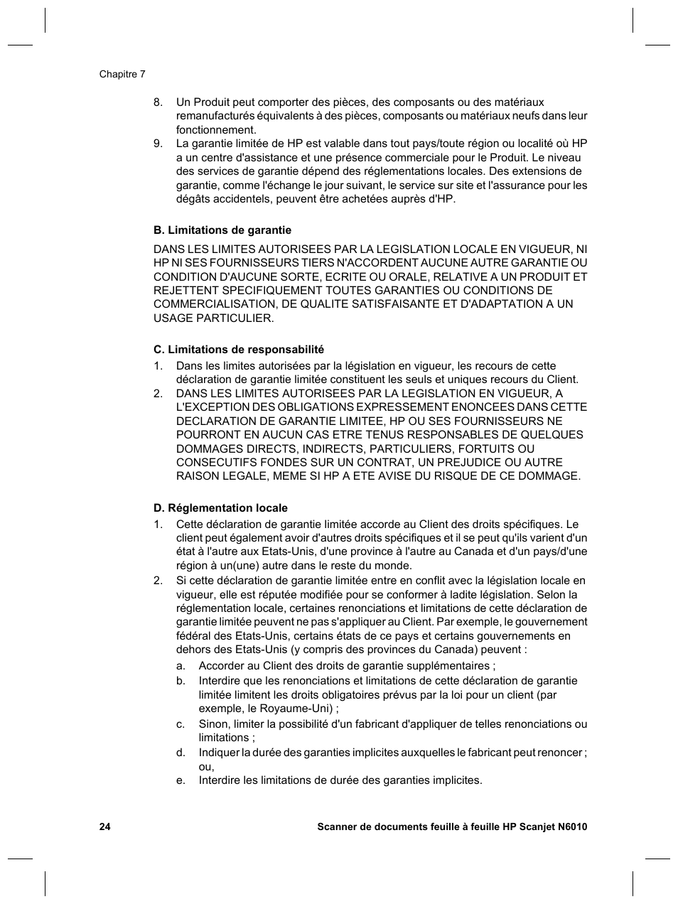 HP Scanjet N6010 User Manual | Page 54 / 116