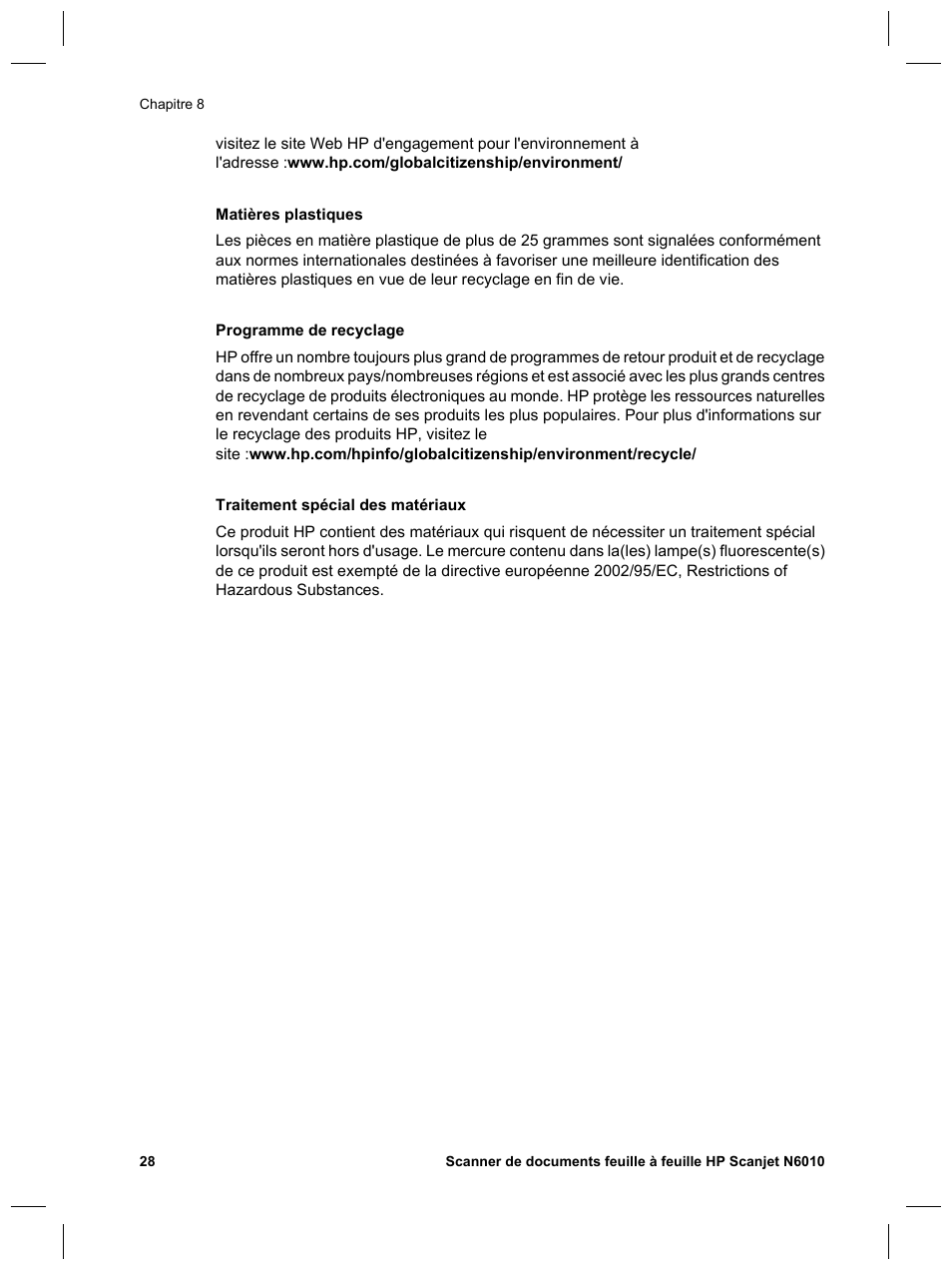 HP Scanjet N6010 User Manual | Page 58 / 116