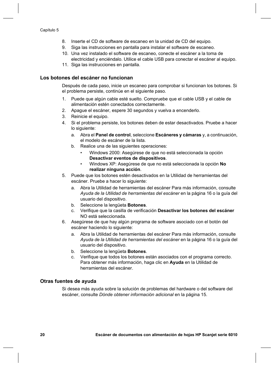 HP Scanjet N6010 User Manual | Page 78 / 116