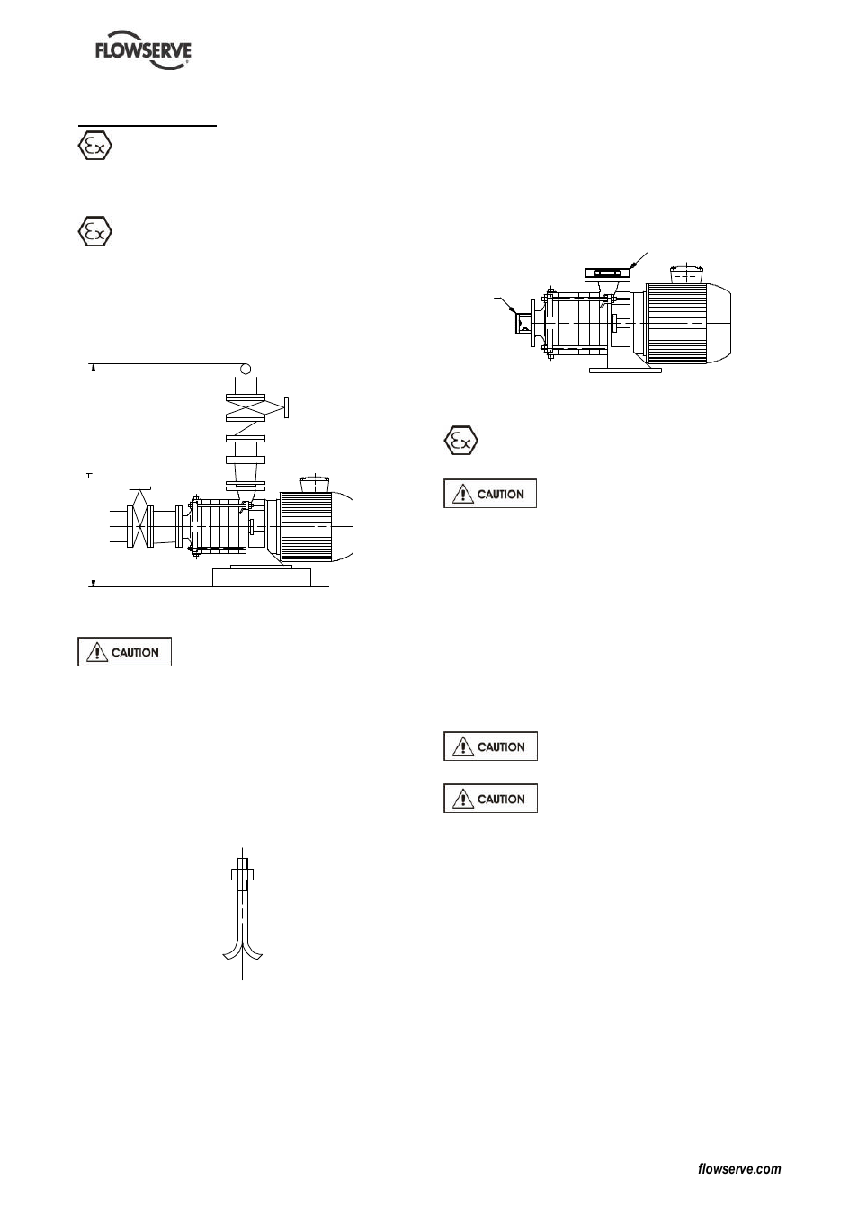 4 installation, 1 location, 2 foundation | 1 location 4.2 foundation 4.3 piping | HP FM Centrifugal Pump PCN=71576526 User Manual | Page 15 / 32