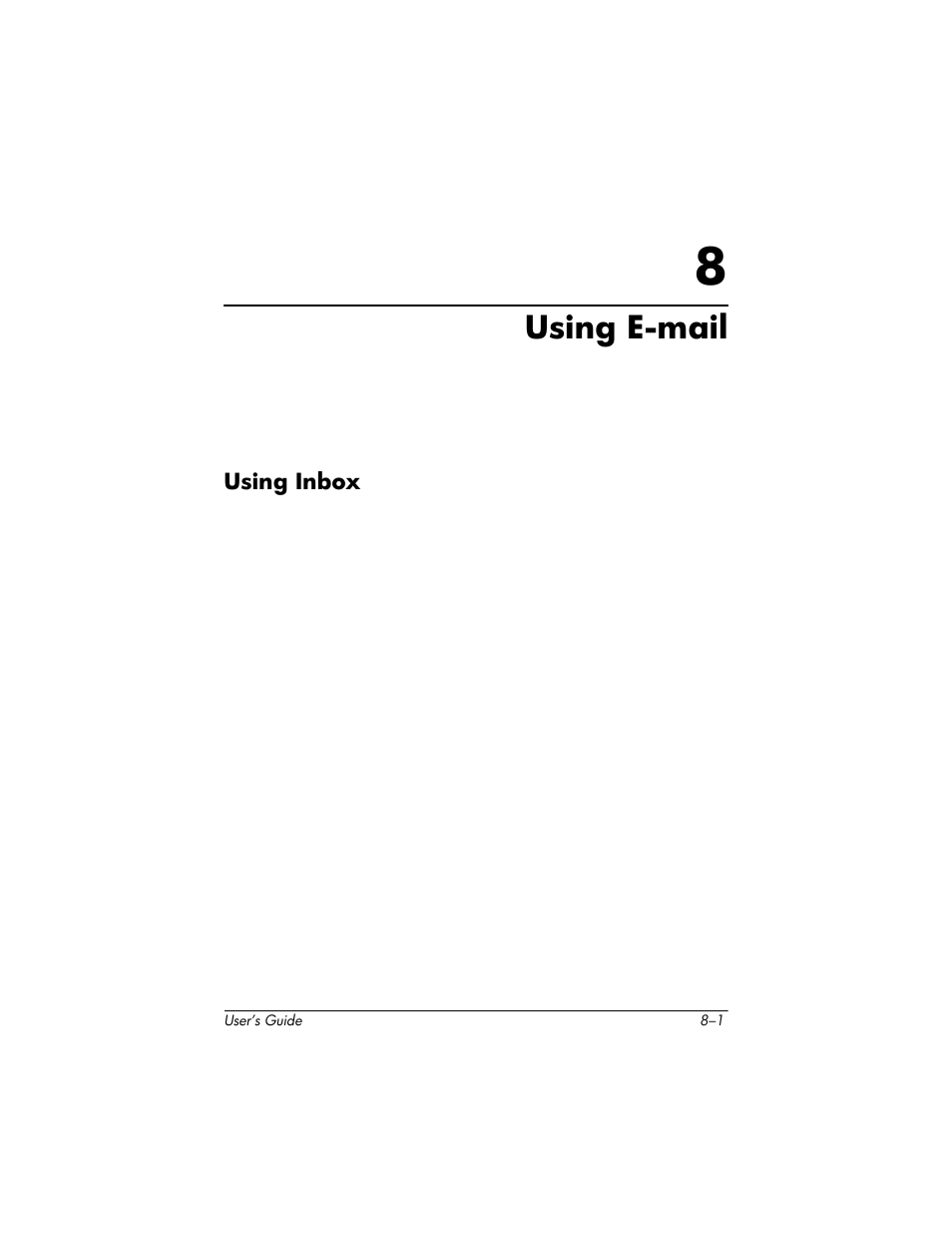 Using e-mail | HP h6300 User Manual | Page 109 / 190