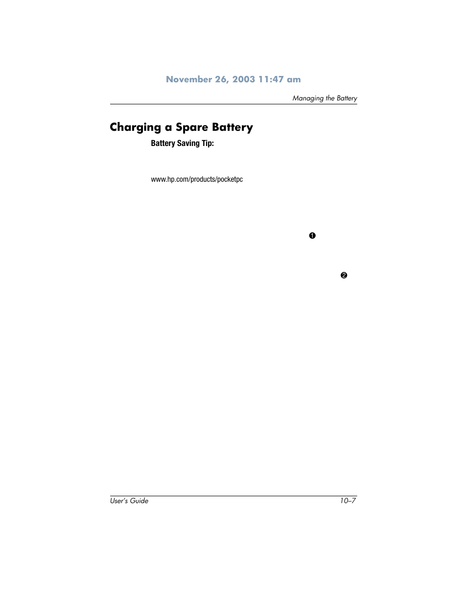 Charging a spare battery | HP h6300 User Manual | Page 127 / 190