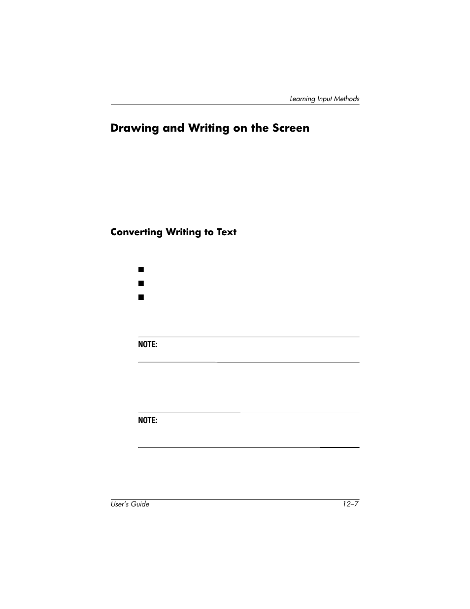 Drawing and writing on the screen | HP h6300 User Manual | Page 151 / 190