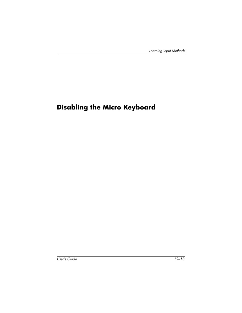 Disabling the micro keyboard | HP h6300 User Manual | Page 157 / 190