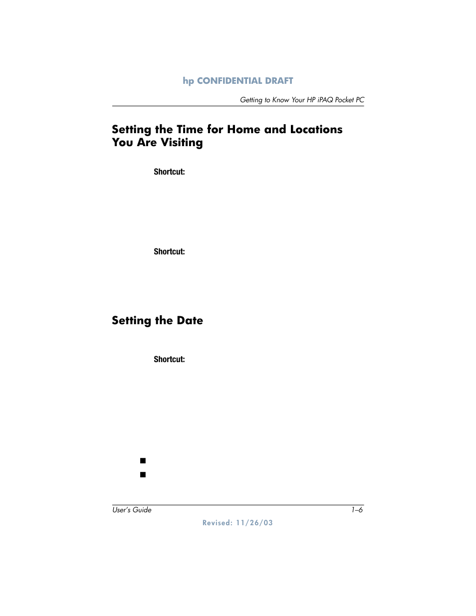 Setting the date | HP h6300 User Manual | Page 16 / 190