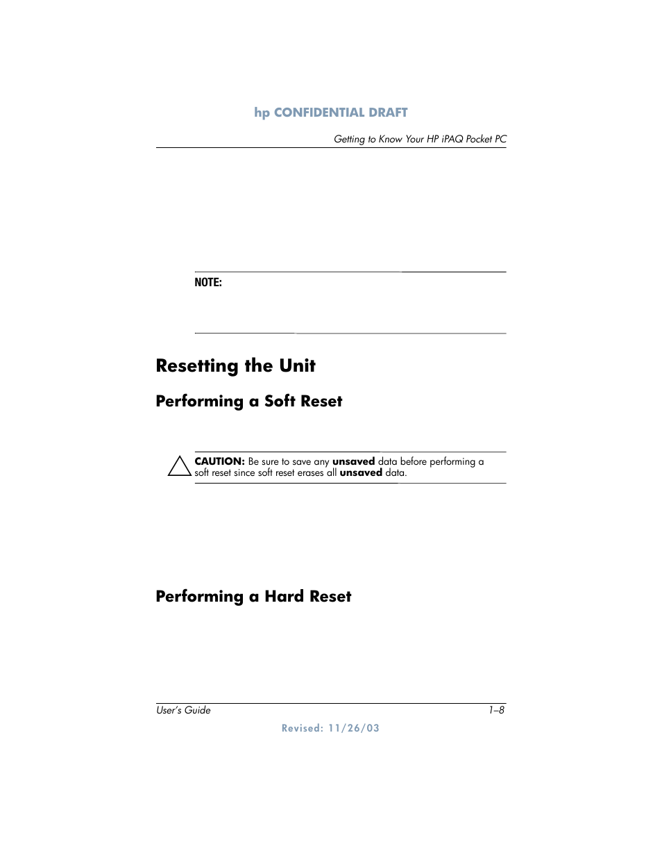 Resetting the unit | HP h6300 User Manual | Page 18 / 190
