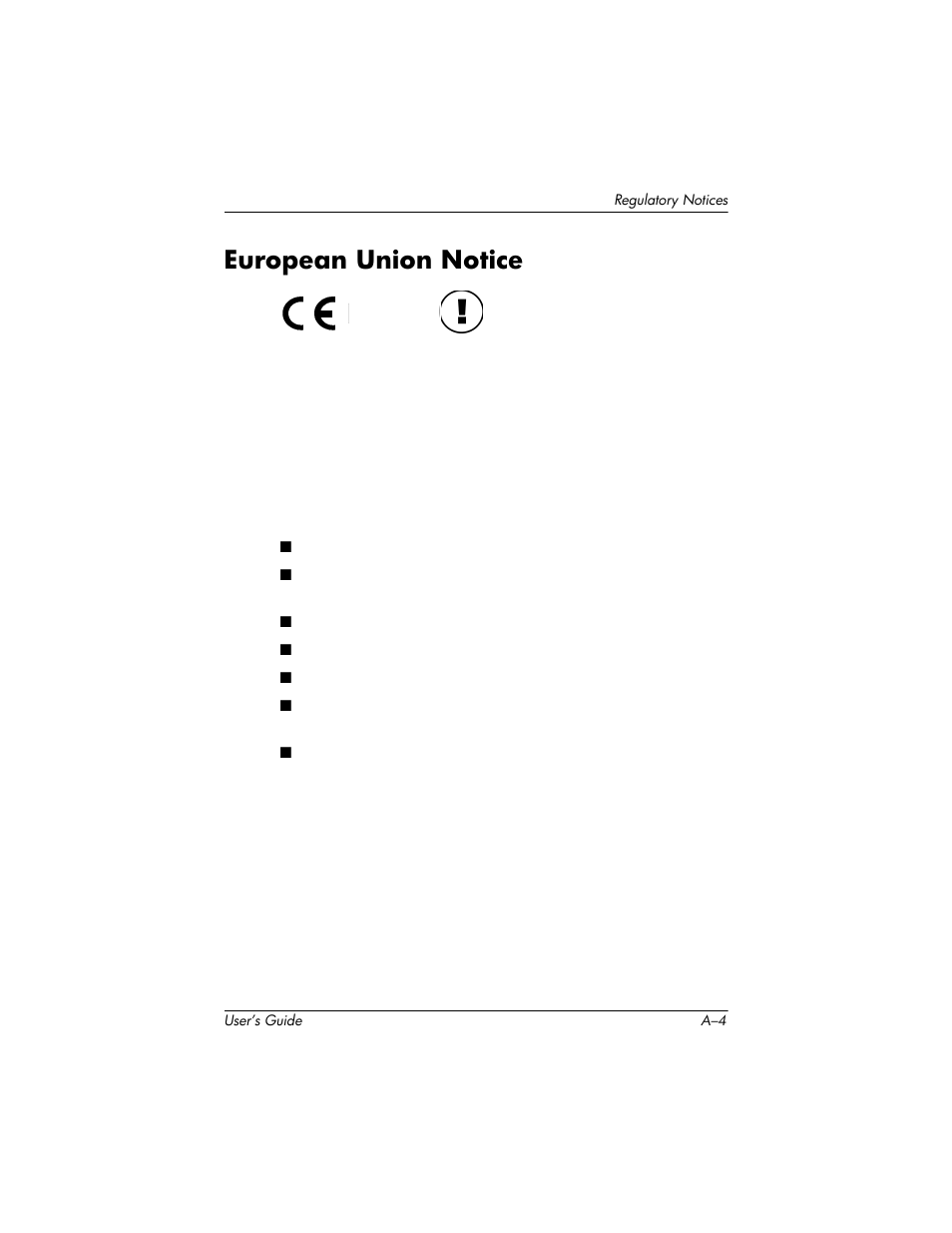 European union notice | HP h6300 User Manual | Page 180 / 190