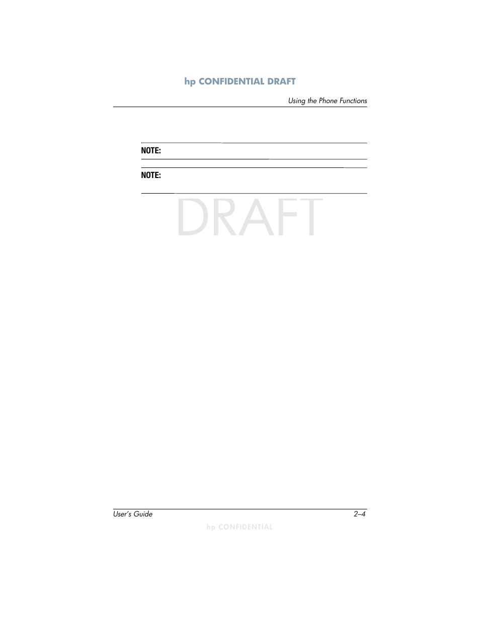 Draft | HP h6300 User Manual | Page 26 / 190