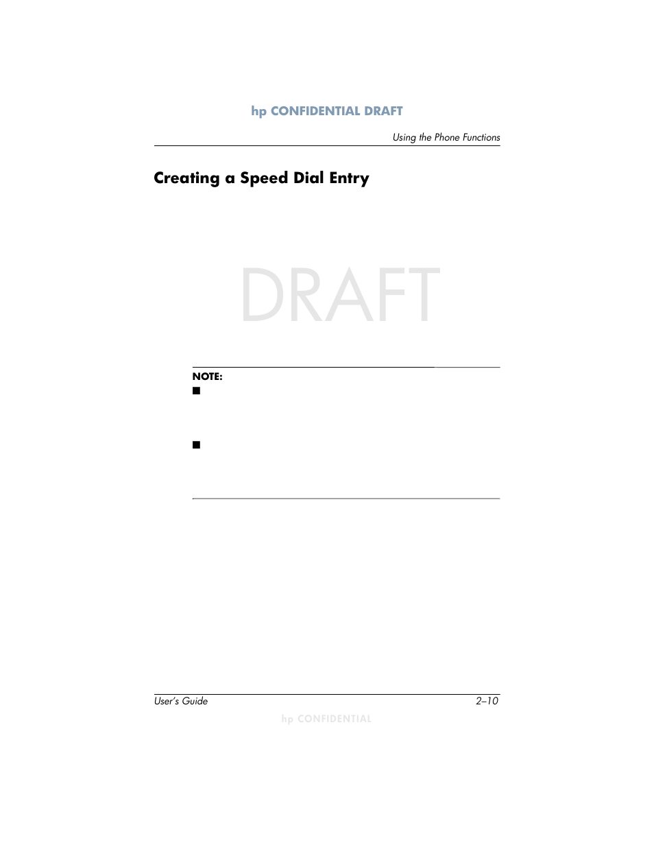 Draft | HP h6300 User Manual | Page 32 / 190