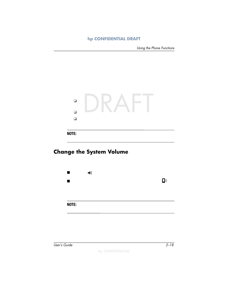 Draft | HP h6300 User Manual | Page 40 / 190