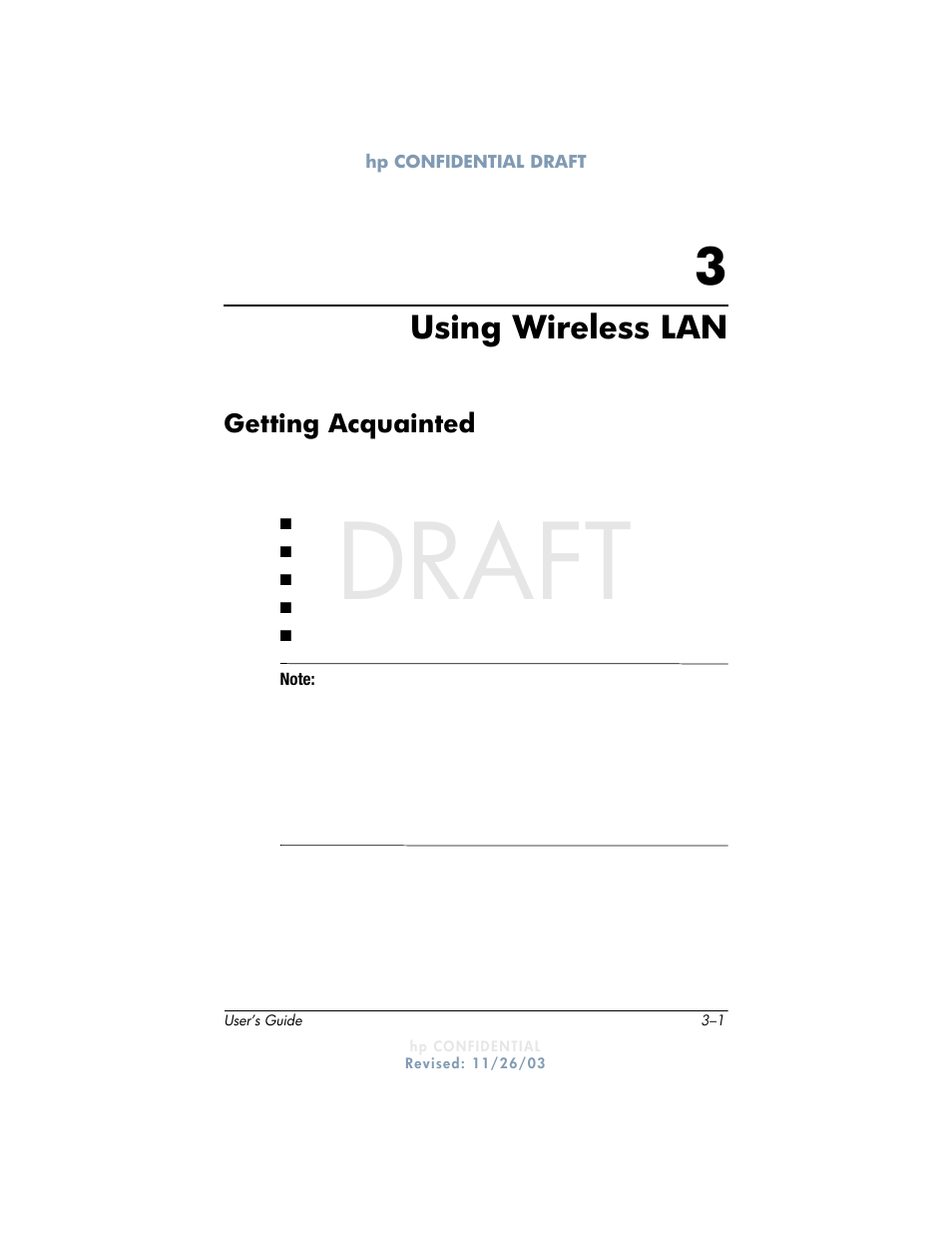 Draft, Using wireless lan | HP h6300 User Manual | Page 45 / 190