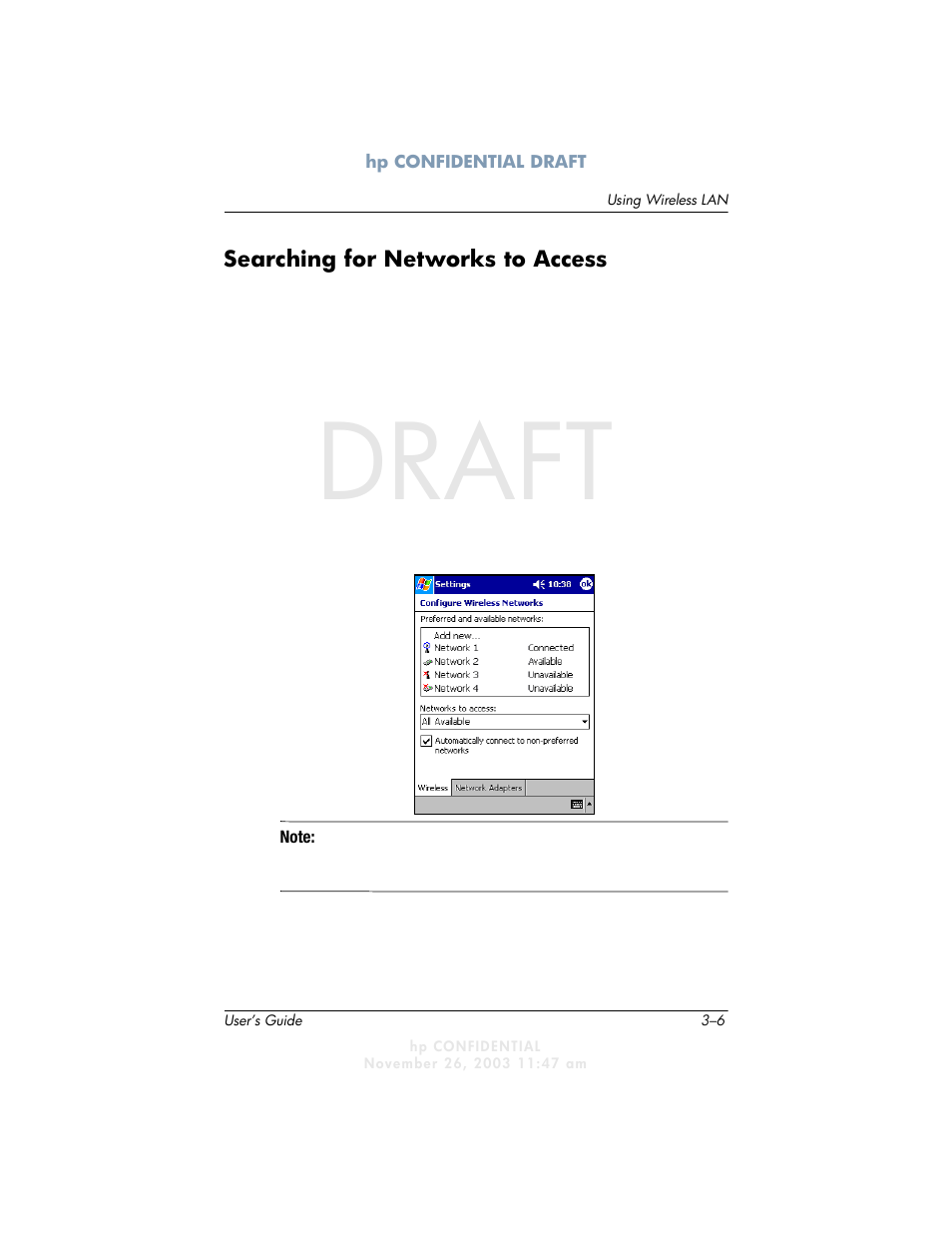 Draft | HP h6300 User Manual | Page 50 / 190