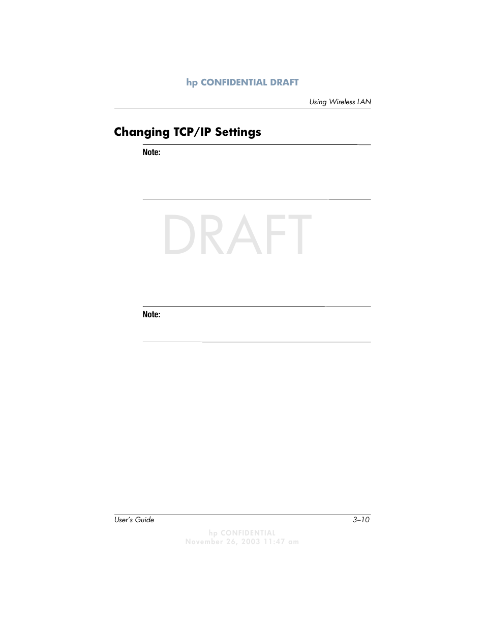 Draft | HP h6300 User Manual | Page 54 / 190