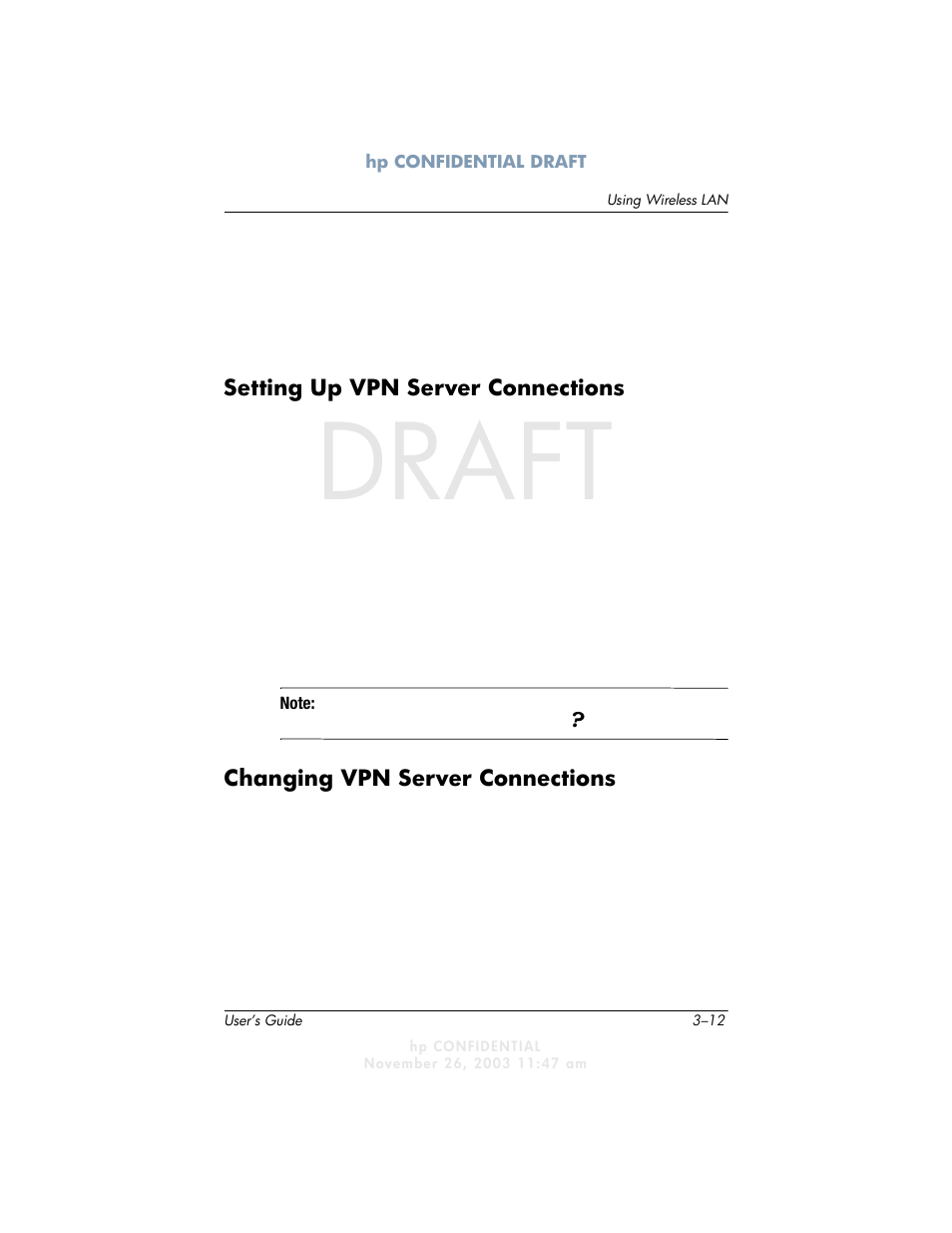 Draft | HP h6300 User Manual | Page 56 / 190
