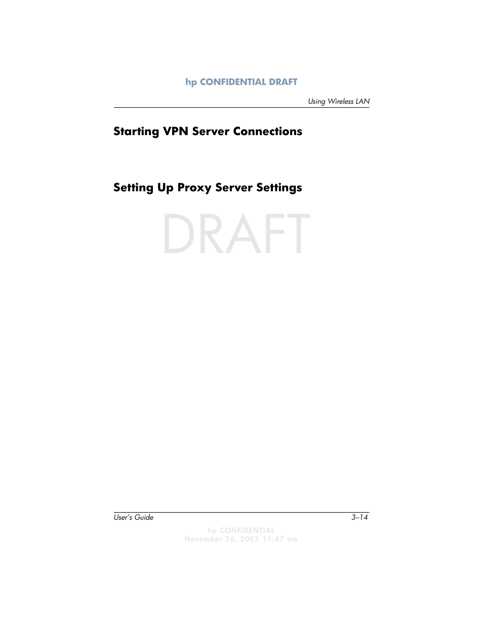 Draft | HP h6300 User Manual | Page 58 / 190