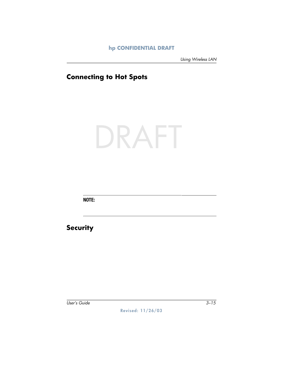 Draft | HP h6300 User Manual | Page 59 / 190