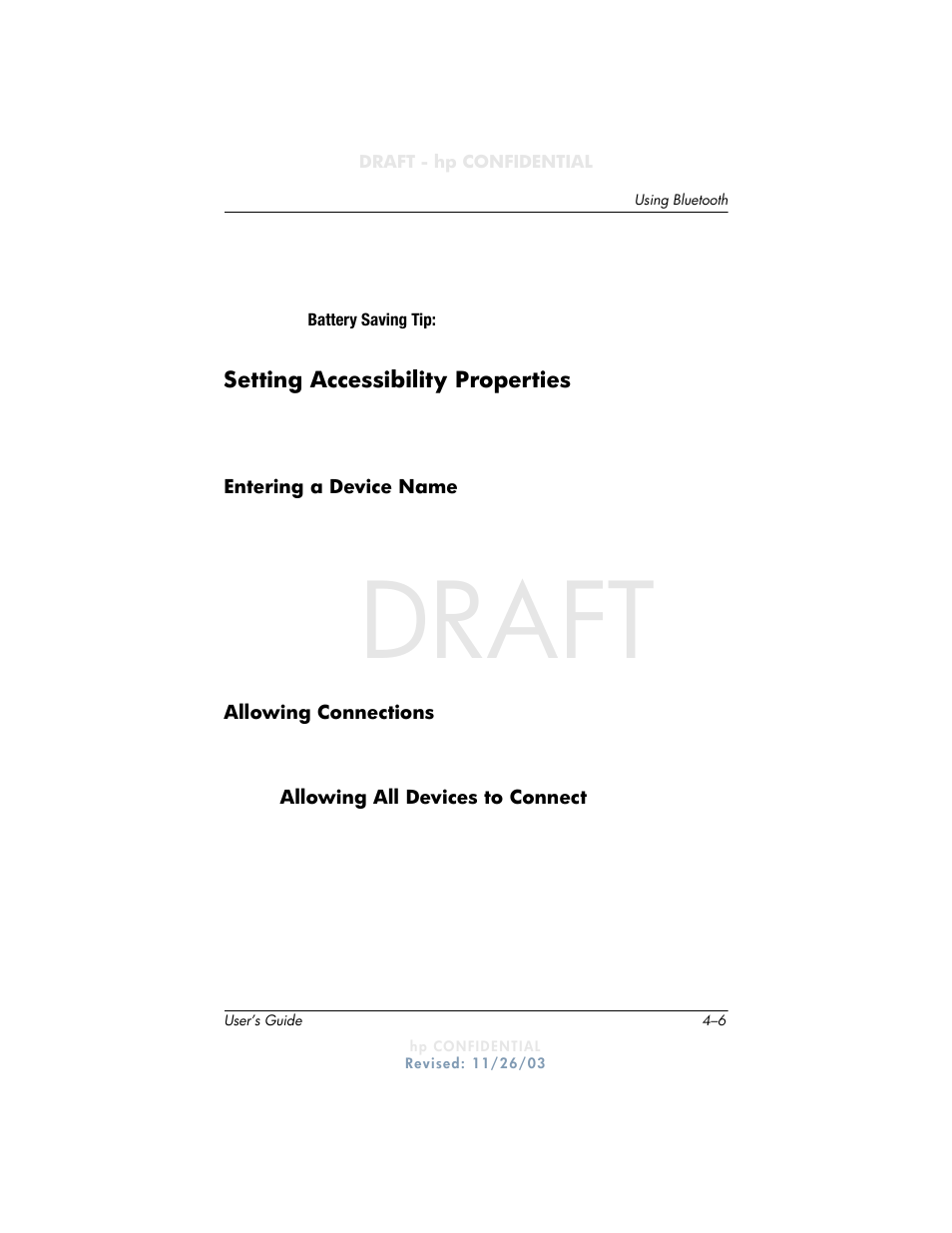 Draft | HP h6300 User Manual | Page 66 / 190