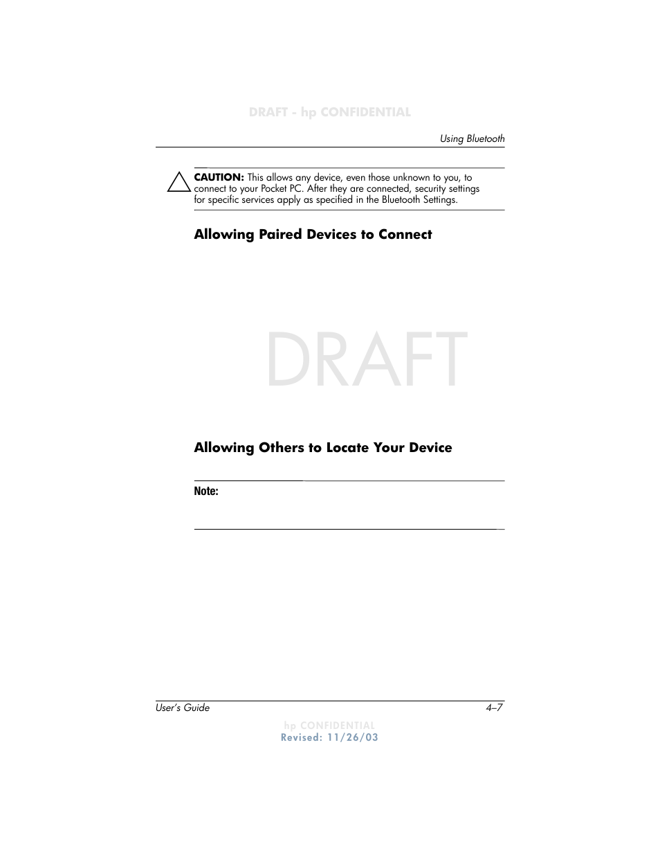 Draft | HP h6300 User Manual | Page 67 / 190