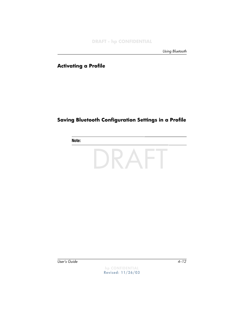 Draft | HP h6300 User Manual | Page 72 / 190