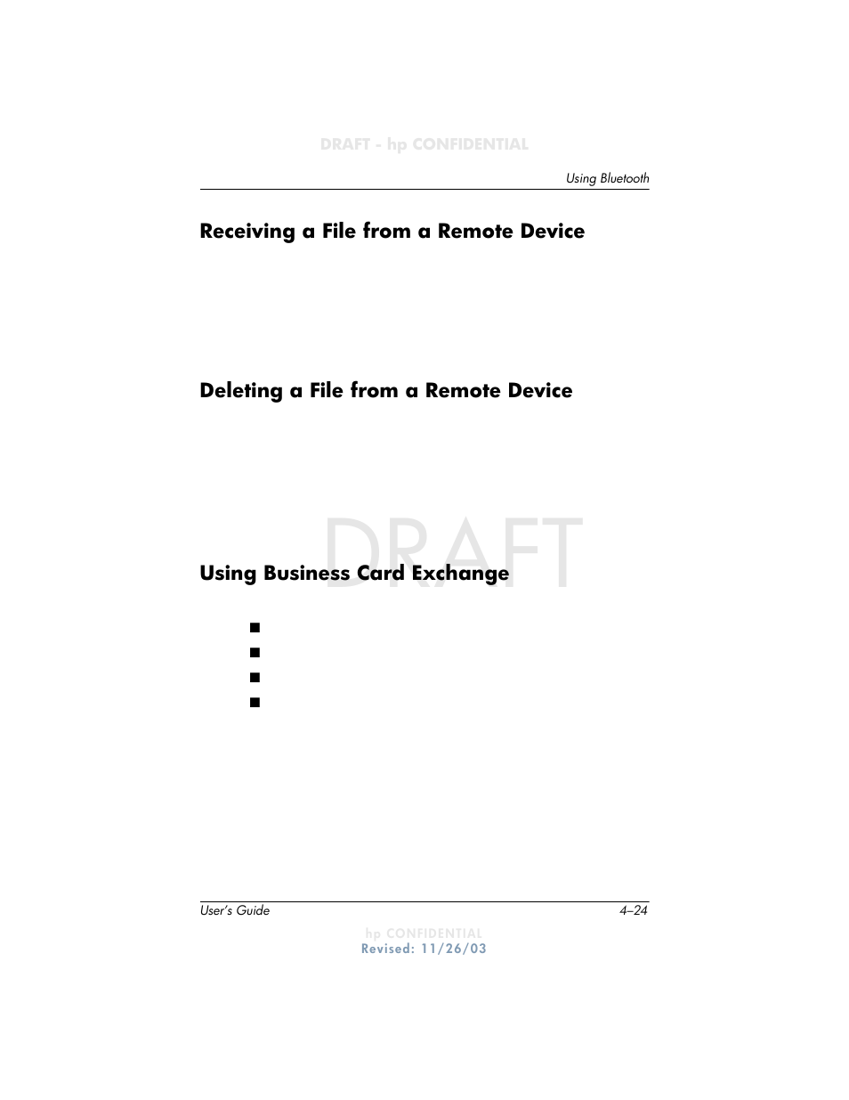 Draft | HP h6300 User Manual | Page 84 / 190