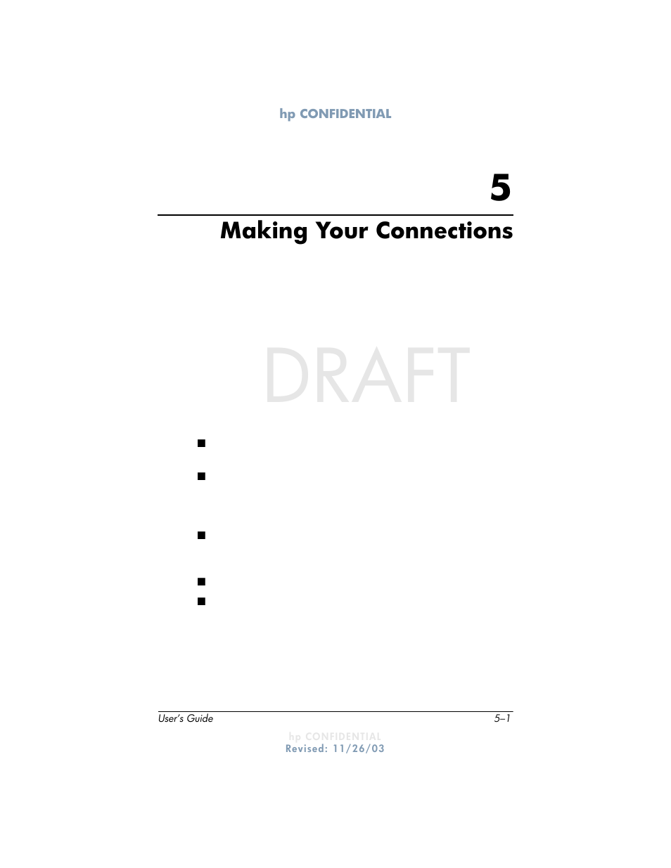 Draft, Making your connections | HP h6300 User Manual | Page 91 / 190