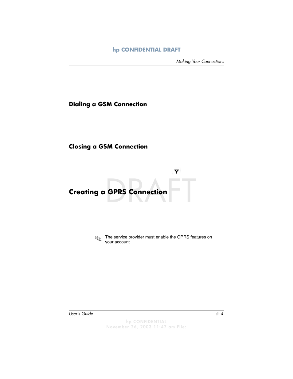 Draft | HP h6300 User Manual | Page 94 / 190