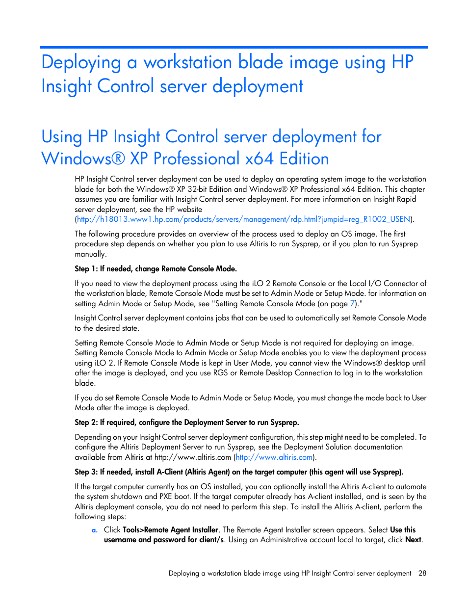 HP WS460C G6 User Manual | Page 28 / 47