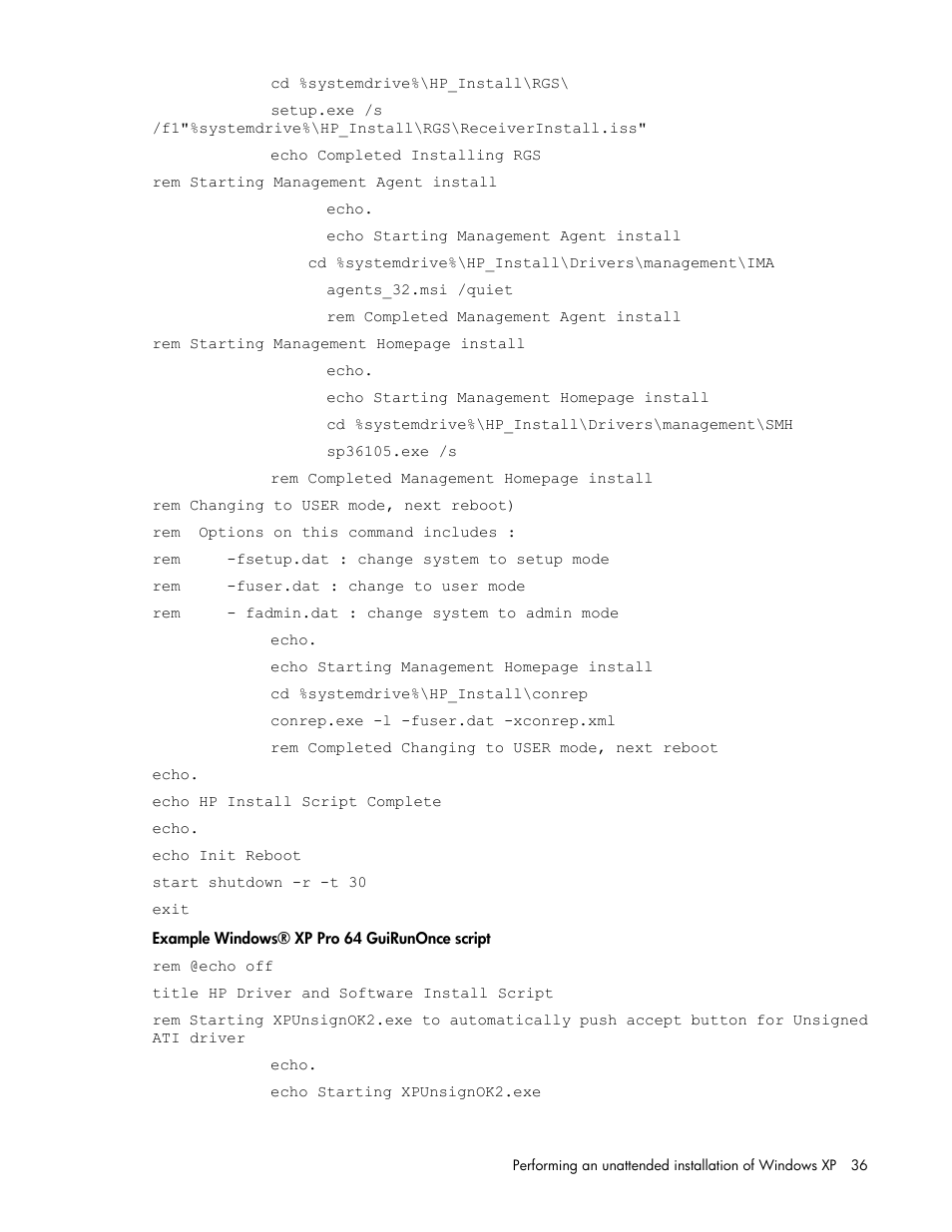 HP WS460C G6 User Manual | Page 36 / 47