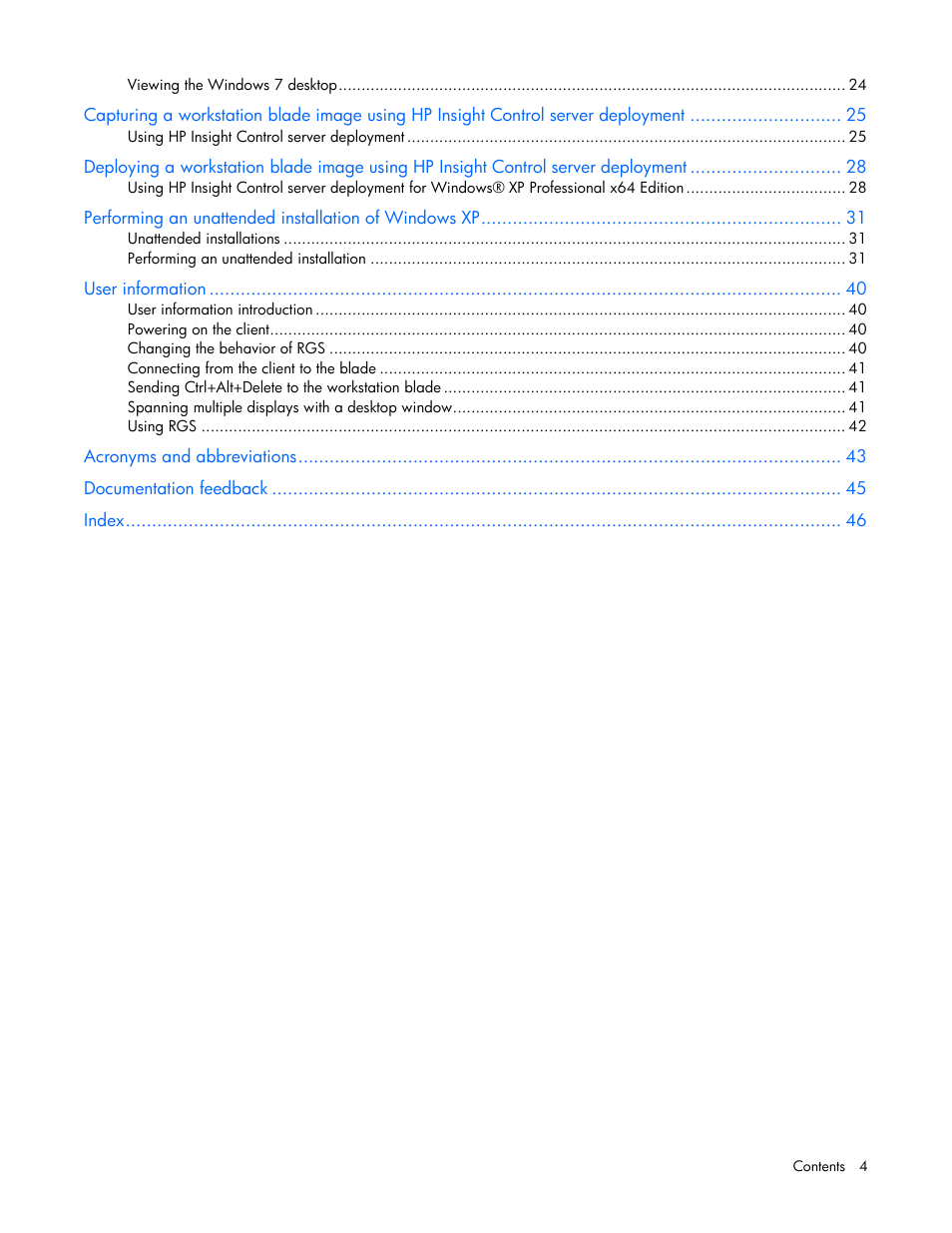 HP WS460C G6 User Manual | Page 4 / 47