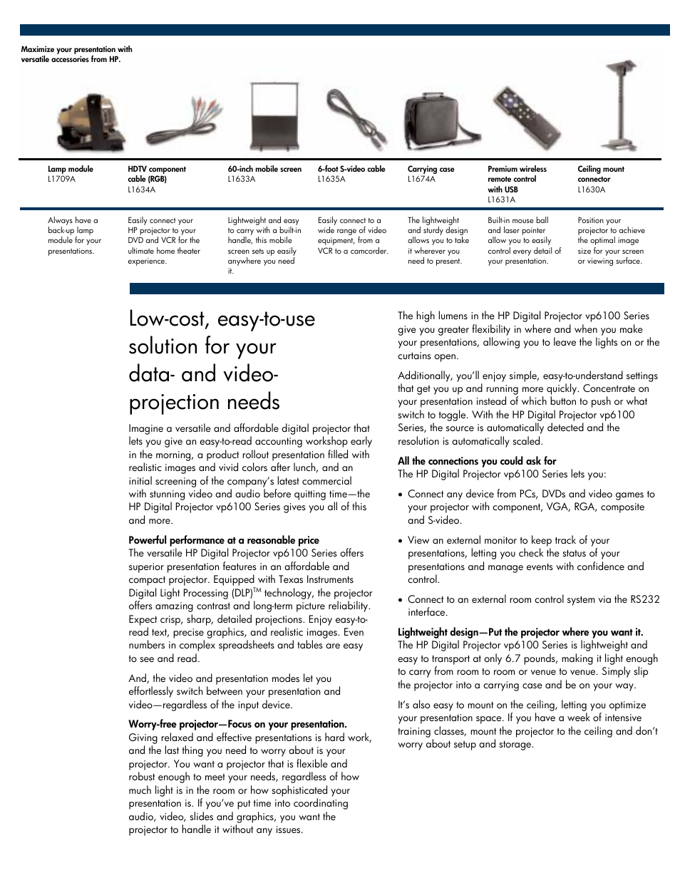 HP VP6100 User Manual | Page 3 / 4