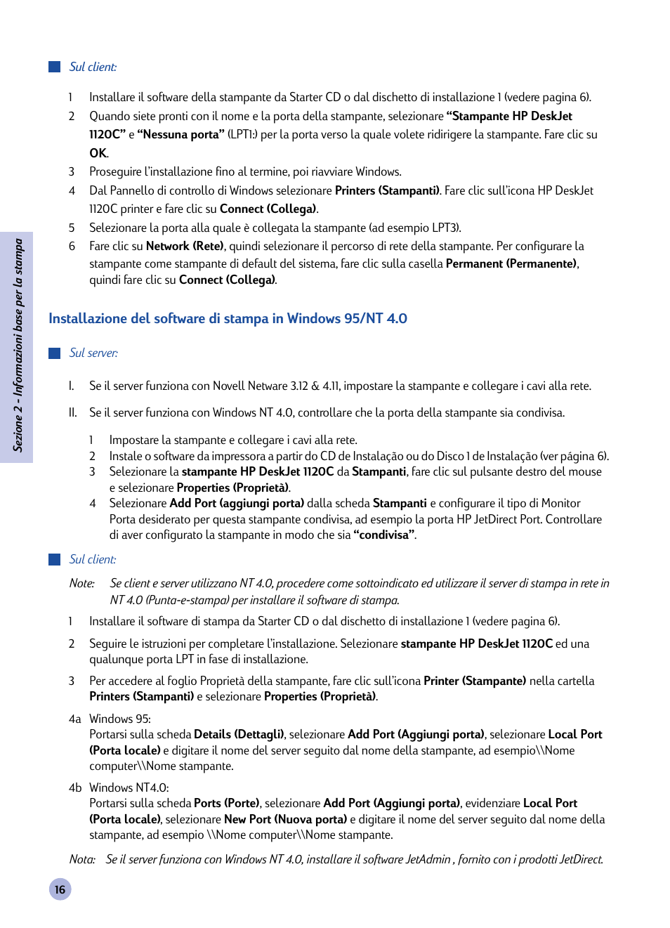 HP 1120C User Manual | Page 72 / 112