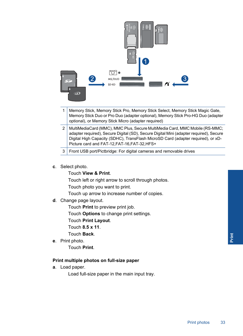 HP PHOTOSMART PLUS B209 User Manual | Page 36 / 135